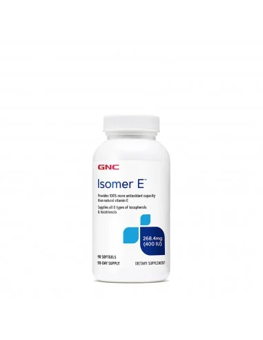 Gnc Isomer E Vitamina E Naturala Cu Mix De Tocoferoli Si Tocotrienoli, 90 Cps