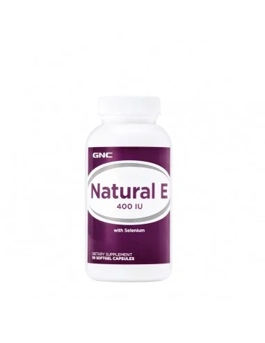 Gnc Natural E, Vitamina E Naturala 400 Ui Cu Seleniu, 90 Cps