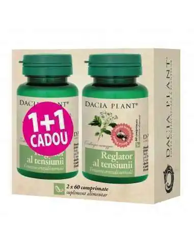 Herbotensin (Reglator al Tensiunii) comprimate 1+1 Cadou Dacia Plant, REMEDII NATURISTE