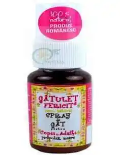 Gatulet Fericit - Spray de gat pentru copii şi adulţi 20 ml Prisaca Transilvania, TINCTURI FARA ALCOOL 2