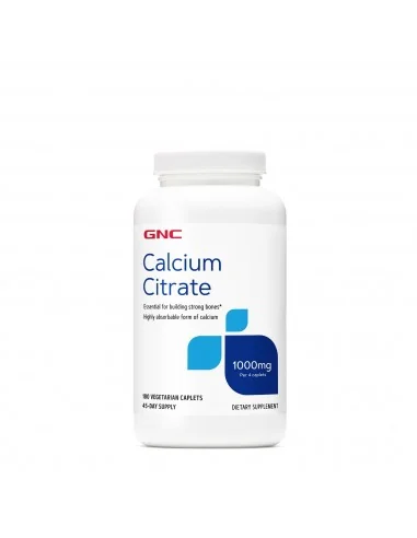 Gnc Calcium Citrate 1000 Mg, Calciu Citrat, 180 Tb