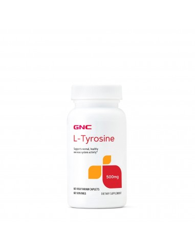 Gnc L-tyrosine 500 Mg, L-tirozina, 60 Tb