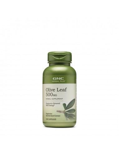 Gnc Herbal Plus Olive Leaf 500mg, Extract Din Frunze De Maslin, 100 Cps