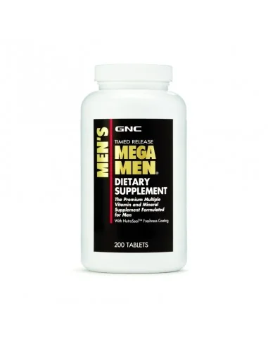 Gnc Men's Mega Men Multivitamin, Complex De Multivitamine Pentru Barbati, 200 Tb