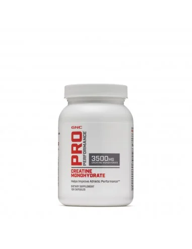 Gnc Pro Performance Creatine Monohydrate 3500 Mg, Creatina Monohidrata, 120 Cps