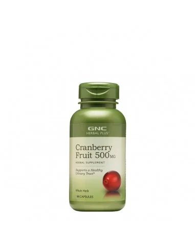 Gnc Herbal Plus Cranberry Fruit 500 Mg, Extract Din Fruct De Merisor, 90 Cps