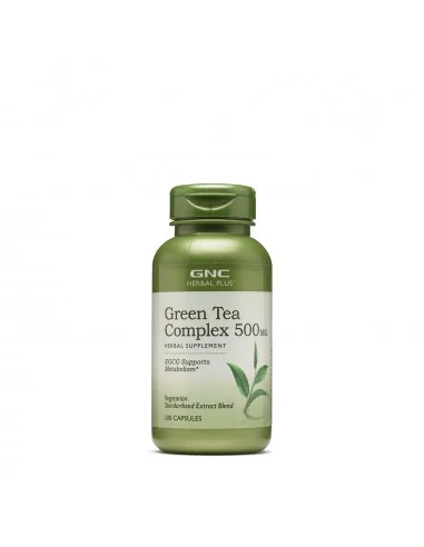 Gnc Herbal Plus Green Tea Complex 500 Mg, Complex De Ceai Verde, 100 Cps