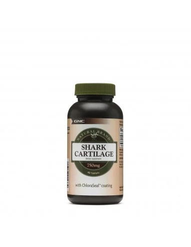 Gnc Natural Brand Shark Cartilage 750 Mg, Cartilaj De Rechin, 90 Tb