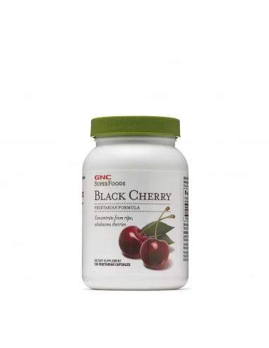 Gnc Superfoods Black Cherry, Concentrat De Cirese Negre, 120 Cps