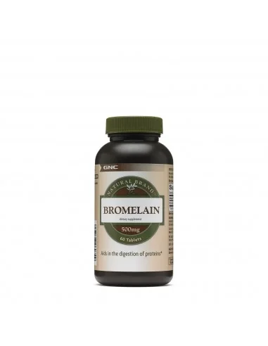 Gnc Natural Brand Bromelain 500mg, Bromelaina, 60 Tb