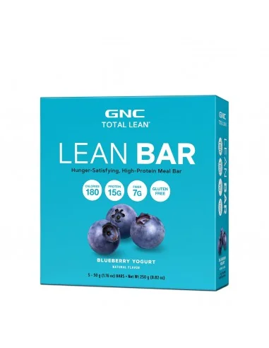 Gnc Total Lean Lean Bar, Baton Proteic, Cu Aroma De Iaurt Si Afine, 50g