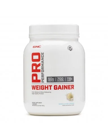 Gnc Pro Performance Weight Gainer, Formula Proteica Pentru Crestere In Greutate, Cu Aroma De Vanilie, 1134 G