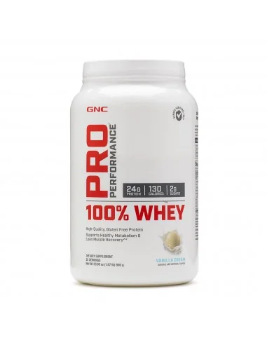 Gnc Pro Performance 100% Whey, Proteina Din Zer, Cu Aroma De Vanilie, 850 G