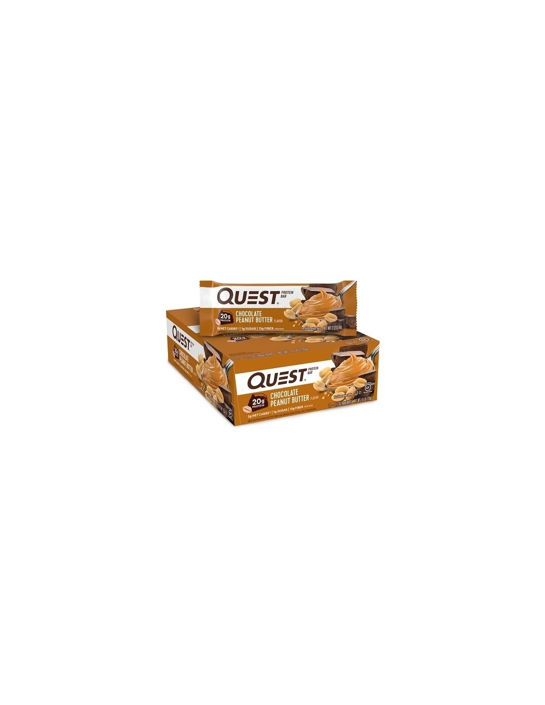 Quest Protein Bar Baton Proteic Cu Aroma De Ciocolata Si Unt De Arahide G Plantilia