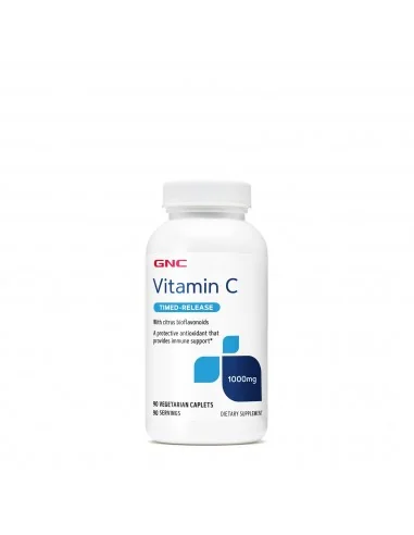 Gnc Vitamina C 1000 Mg Cu Bioflavonoide Si Eliberare Prelungita, 90 Tb