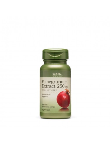 Gnc Herbal Plus Pomegranate 250 Mg, Extract De Rodie, 50 Cps