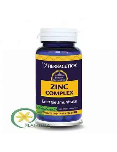 Zinc Complex 30 capsule Herbagetica, Sanatatea pielii