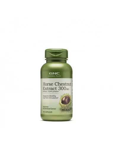 Gnc Herbal Plus Horse Chestnut 300 Mg, Extract Standardizat De Castan Salbatic, 100 Cps