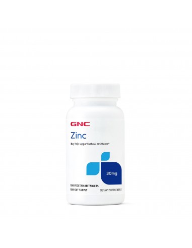Gnc Zinc Chelat 30 Mg, 100 Tb