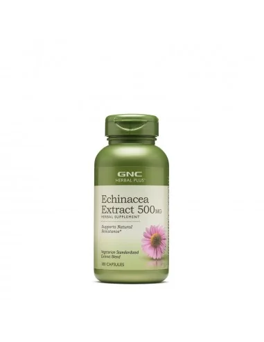 Gnc Herbal Plus Echinacea Extract 500 Mg, Extract De Echinaceea, 100 Cps