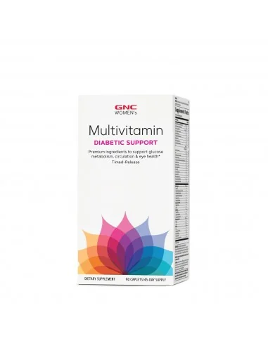 Gnc Women's Multivitamin Diabetic Support, Multivitamine Pentru Femei Pentru Suport Diabetic, 90 Tb