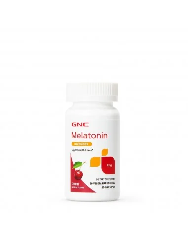 Gnc Melatonin 1 Mg, Cu Aroma De Cirese, 60 Tb