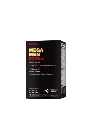 Gnc Mega Men 50 Plus, Complex De Multivitamine Pentru Barbati, 60 Tb