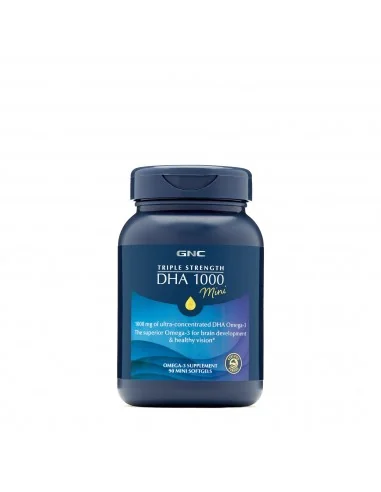 Gnc Triple Strength Dha 1000 Mini, Acizii Grasi Dha Omega-3 Mini , 90 Cps