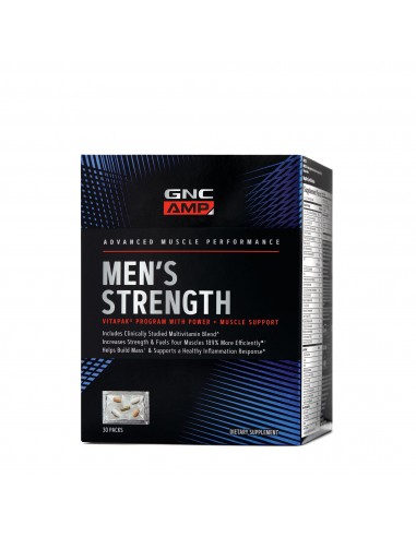 Gnc Amp Men's Strength, Formula Pentru Cresterea Masei Musculare,  30 Pachete