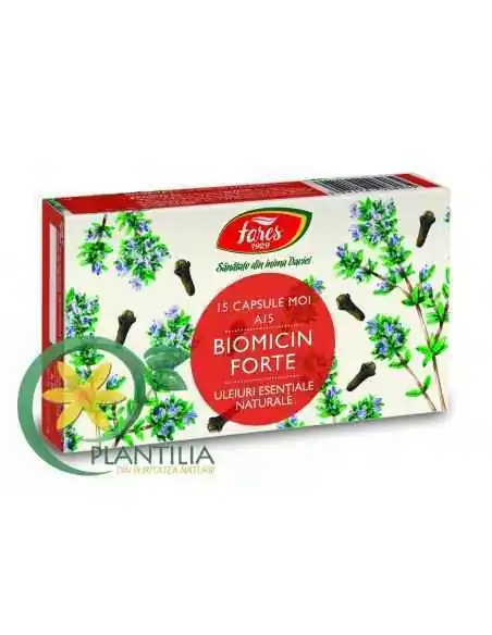 Biomicin Forte 15 cps Fares, REDUCERI