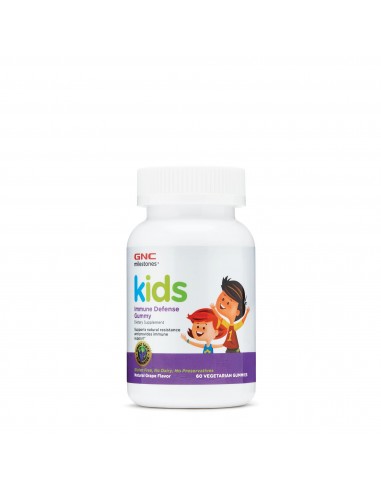 Gnc Milestones Kid’s Immune Defense Gummy, Formula Pentru Copii, Cu Aroma De Struguri, 60 Jeleuri