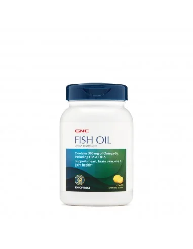 Gnc Fish Oil, Ulei De Peste, 90 Cps