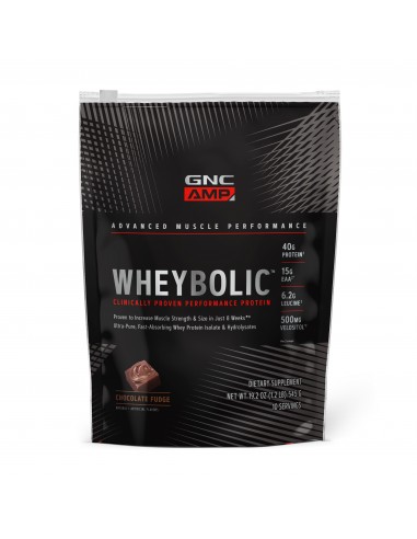 Gnc Amp Wheybolic, Proteina Din Zer, Cu Aroma De Ciocolata, 545 G