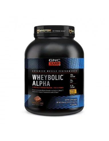 Gnc Amp Wheybolic Alpha Myotor, Proteina Din Zer Cu Aroma De Ciocolata, 1322.2  G