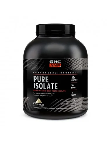 Gnc Amp Pure Isolate, Proteina Izolata Din Zer Cu Aroma De Vanilie, 2240 G