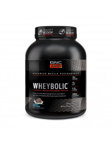 Gnc Amp Wheybolic, Proteina Din Zer, Cu Aroma De Biscuiti Si Crema, 1300 G