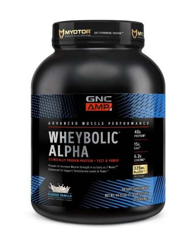 Gnc Amp Wheybolic Alpha, Proteina Din Zer, Cu Aroma De Vanilie, 1254 G