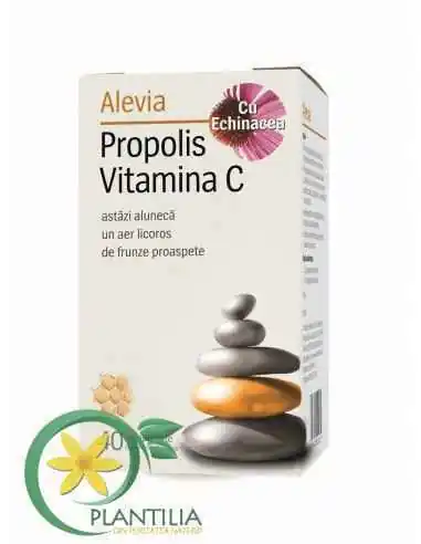 Propolis C cu Echinacea 40 cpr Alevia, REMEDII NATURISTE