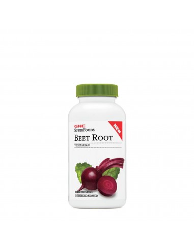 Gnc Superfoods Beet Root, Radacina De Sfecla Rosie, 90 Cps