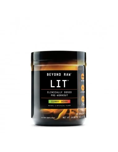 Gnc Beyond Raw Lit, Formula Pre-workout, Cu Aroma De Jeleuri, 412.8 G