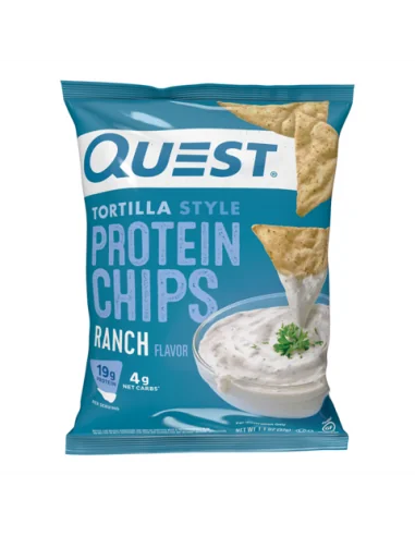 Quest Tortilla Style Protein Chips, Chipsuri Tortilla, Cu Aroma De Ranch, 32 G