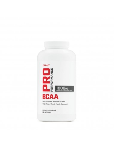 Gnc Pro Performance Bcaa, Aminoacizi Bcaa, 240 Cps