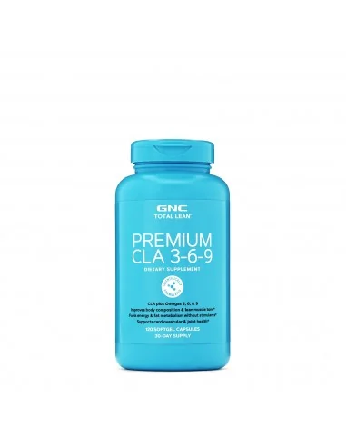 Gnc Total Lean Premium Cla 3-6-9, Acid Linoleic Conjugat Si Omega 3-6-9, 120 Cps