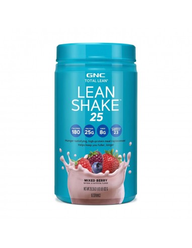 Gnc Total Lean Lean Shake 25, Shake Proteic, Cu Aroma De Fructe De Padure, 832 G
