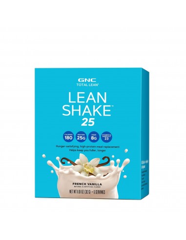 Gnc Total Lean Lean Shake 25, Shake Proteic, Cu Aroma De Vanilie, 52 G