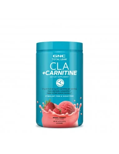 Total Lean Cla + Carnitine, Acidul Linoleic Conjugat Si Carnitina, Cu Aroma De Serbet De Fructe De Padure, 372 G