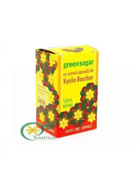 Indulcitor Green Sugar cu aromă naturală de Vanilie Bourbon 10 plicuri Remedia, Terapia Diabetului