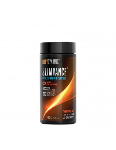 Bodydynamix Slimvance Core Slimming Complex, Formula Pentru Controlul Greutatii, 120 Cps