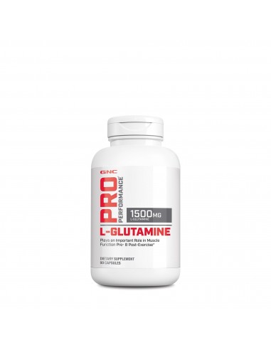 Gnc Pro Performance L-glutamine 1500 Mg, Glutamina, 90 Cps