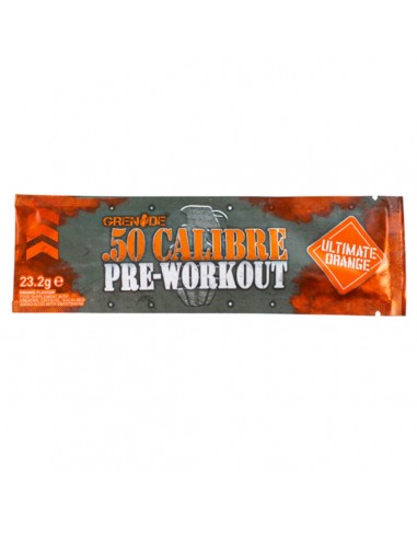 Grenade .50 Calibre Pre Workout, Complex Pentru Energie, Cu Aroma De Portocale, 23,2 G